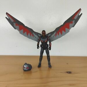Marvel Legends: Civil War Falcon Flight‎ Tech & Redwing Action Figure Incomplete
